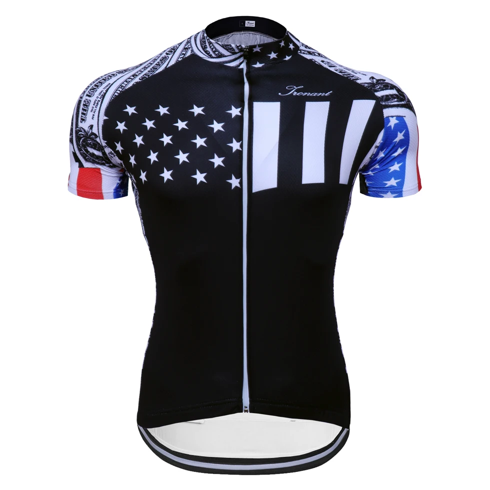 IRONANT Мужская велосипедная рубашка 2018 Pro Team с коротким рукавом Maillot Bike Jersey Bycicle