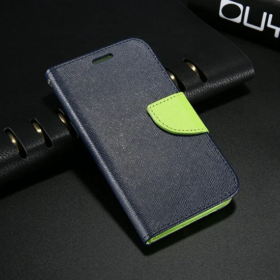 KISSCASE кошелек чехол для телефона для samsung S3 S4 S5 S8 Plus слот для карт кожаные чехлы для samsung S6 S7 Edge Note 3 4 5 8 Capa - Цвет: deep blue
