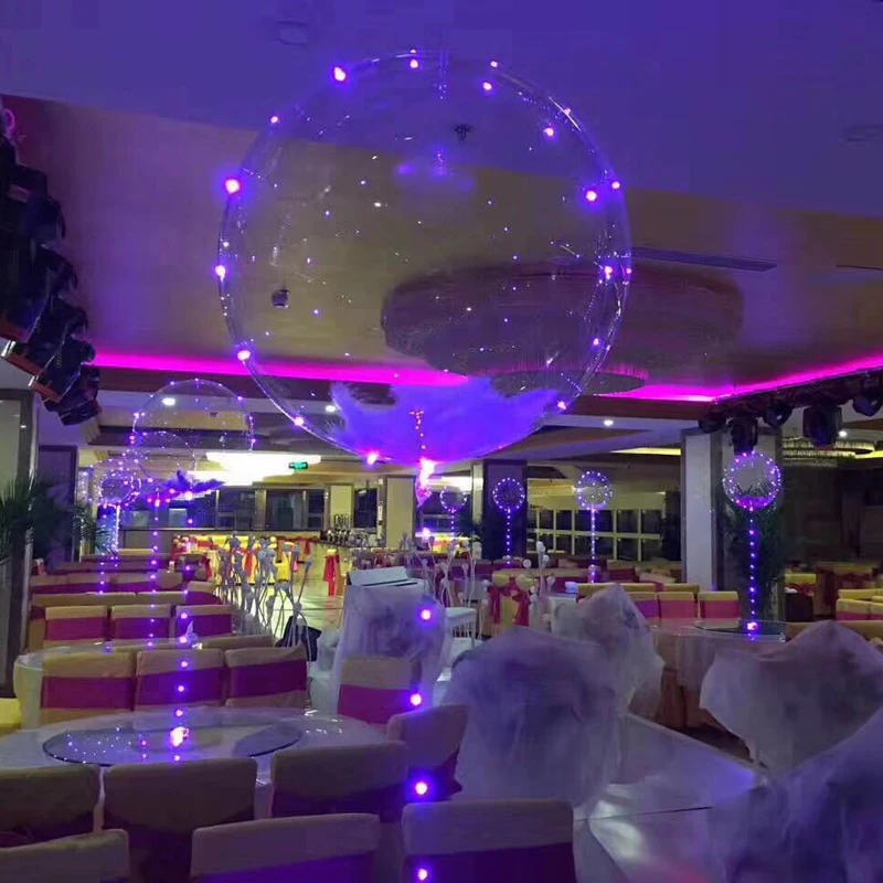 10 компл./лот светящийся воздушный шар со светодиодный светильник кой 18 см