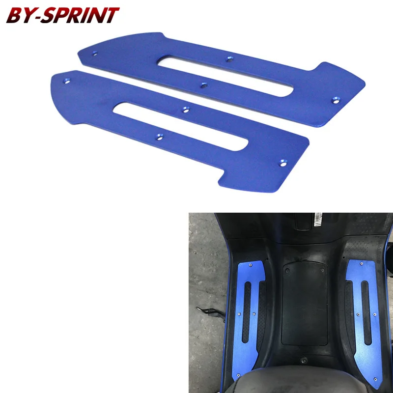 Новые QBIX измененные аксессуары для мотоцикла CNC подножка коврики для ног Подножки педаль пластина 125cc для Yamaha QBIX