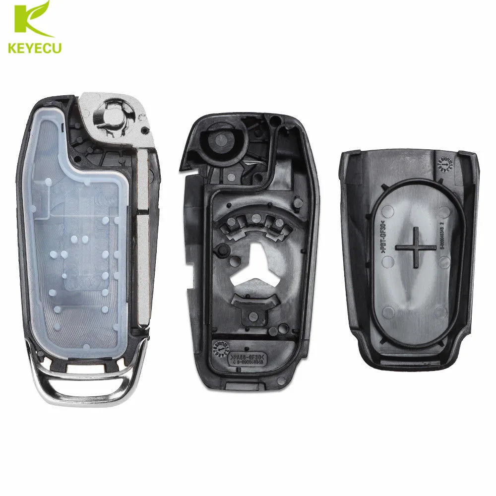 Запасной Новый чехол KEYECU для автомобильного ключа пульта дистанционного