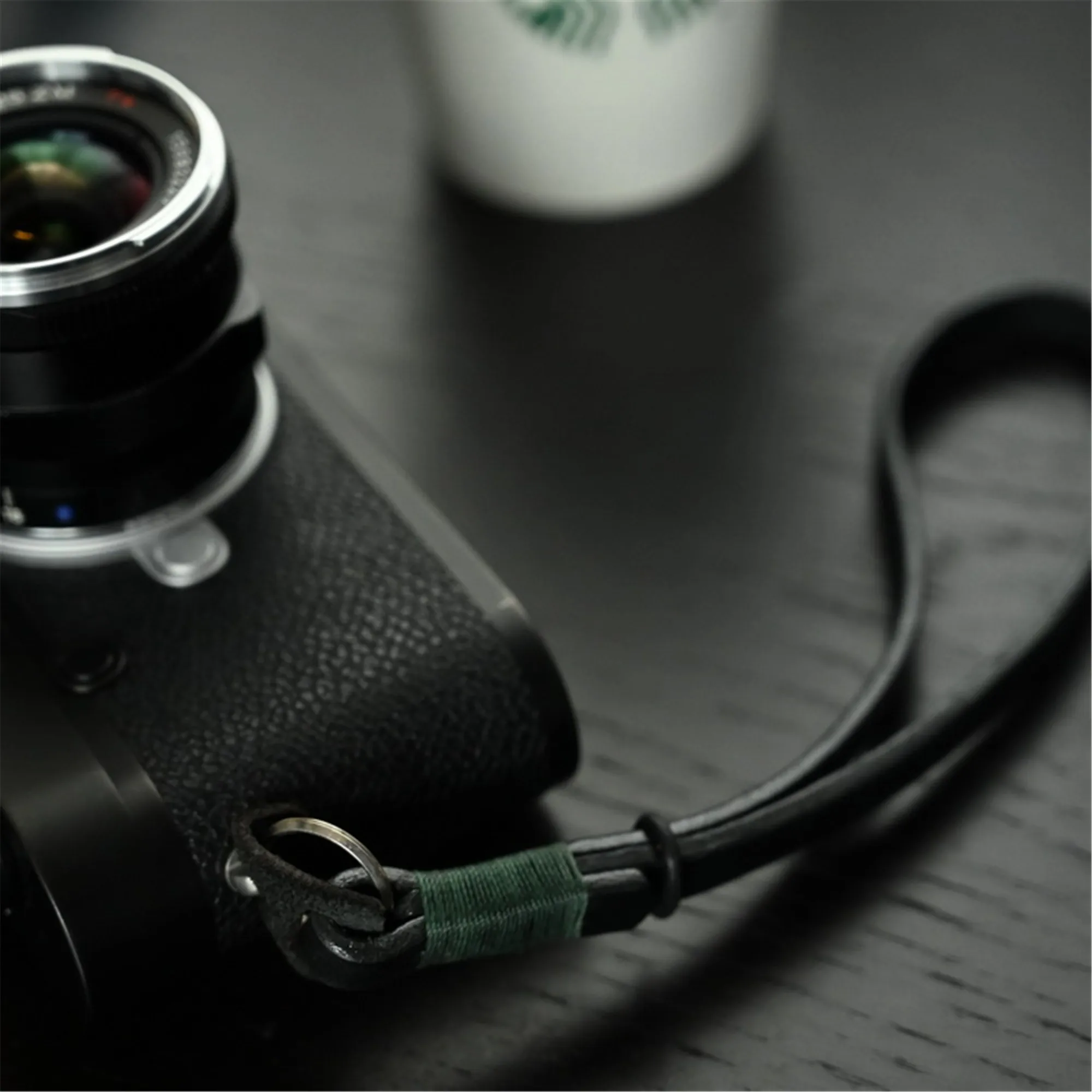 Ручной работы кожаный ремешок для камеры Ricoh Leica Fuji sony Olympus Canon Nikon беззеркальная камера