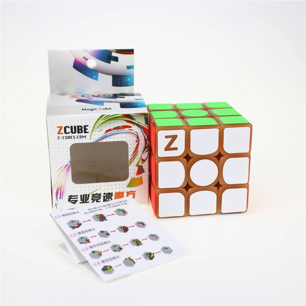 Новинка Zcube 3x3x3 профессиональный магический куб светильник Прозрачный