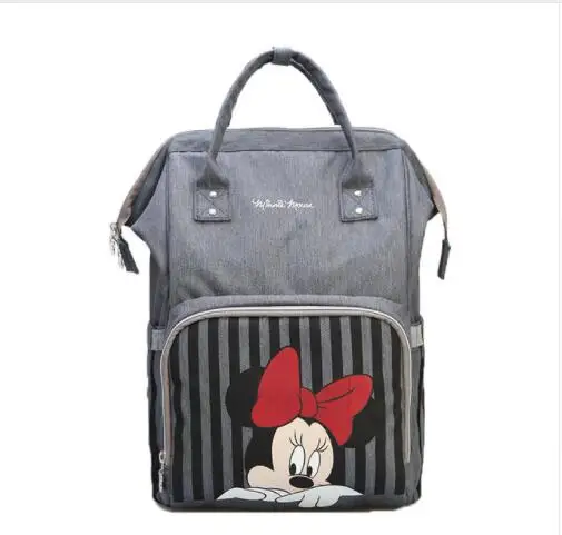 Disney Детские Пеленки сумки большой емкости Мумия Mochila Материнство подгузник коляска сумка изоляция водонепроницаемый рюкзак для путешествий - Цвет: color 1