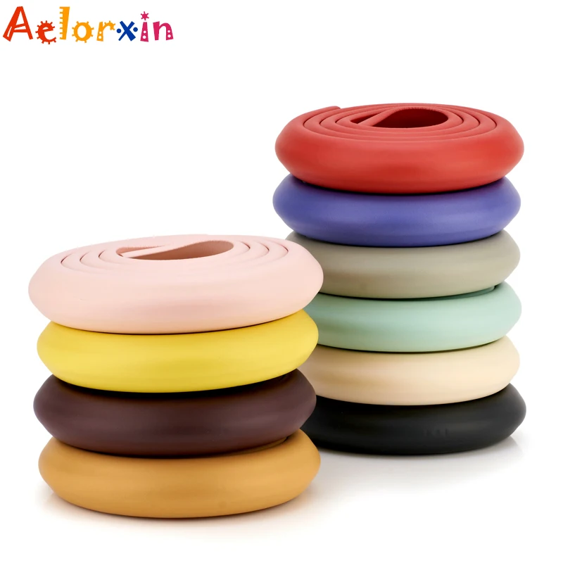 Protector de esquinas de protecci&oacute;n para ni&ntilde;os, accesorio de seguridad para beb&eacute;s, protectores de bordes y esquinas, forma de &aacute;ngulo s&oacute;lido, carga &uacute;nica, 2m, 2018-1