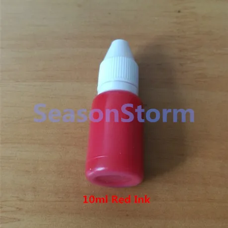 Red Stamp Ink 1 шт. круглый Рик и Морти аниме декоративная печать DIY Самостоятельная Заправка чернилами светочувствительное уплотнение без ручки Скрапбукинг планировщик штампы - Цвет: Red Stamp Ink