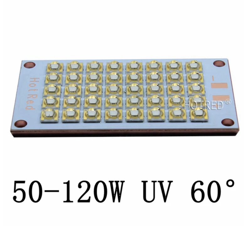 Новый 50 Вт 100W120W когда либо светильник УФ 395nm 400nm COB лампы светодиодный чип диод