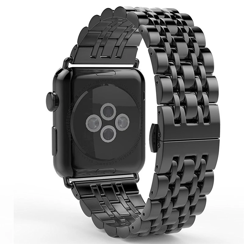 Чехол и ремешок для Apple Watch band 42 мм 38 браслет из нержавеющей стали watch 4 3 5 iwatch
