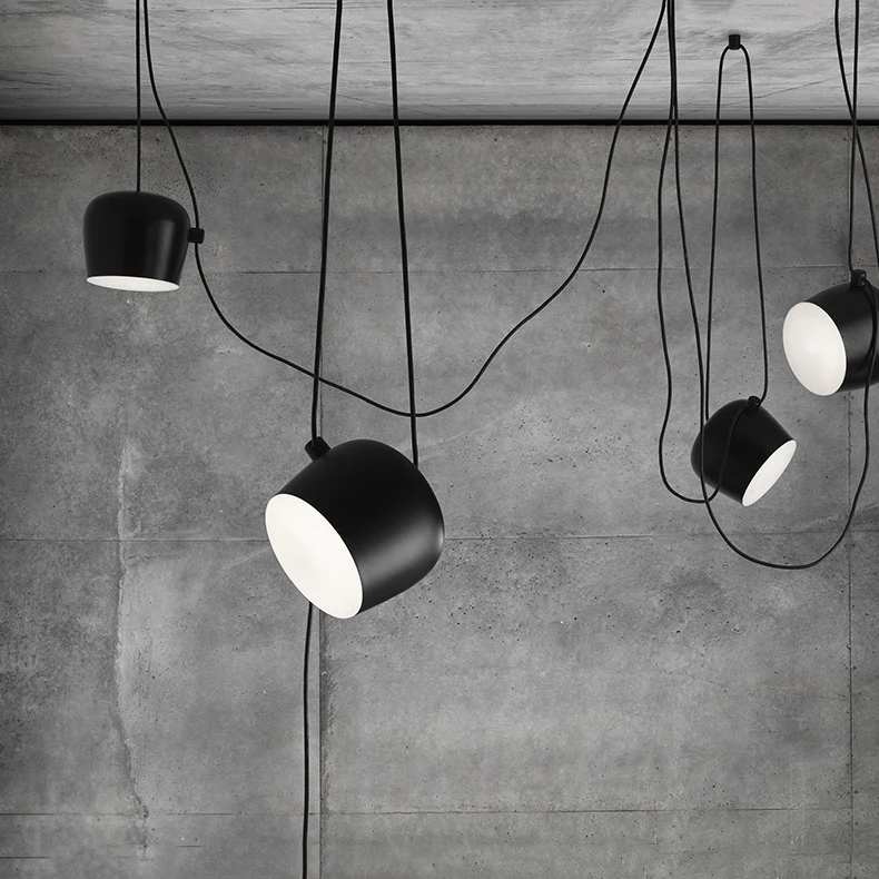 Современный Креативный железный подвесной светильник в скандинавском стиле