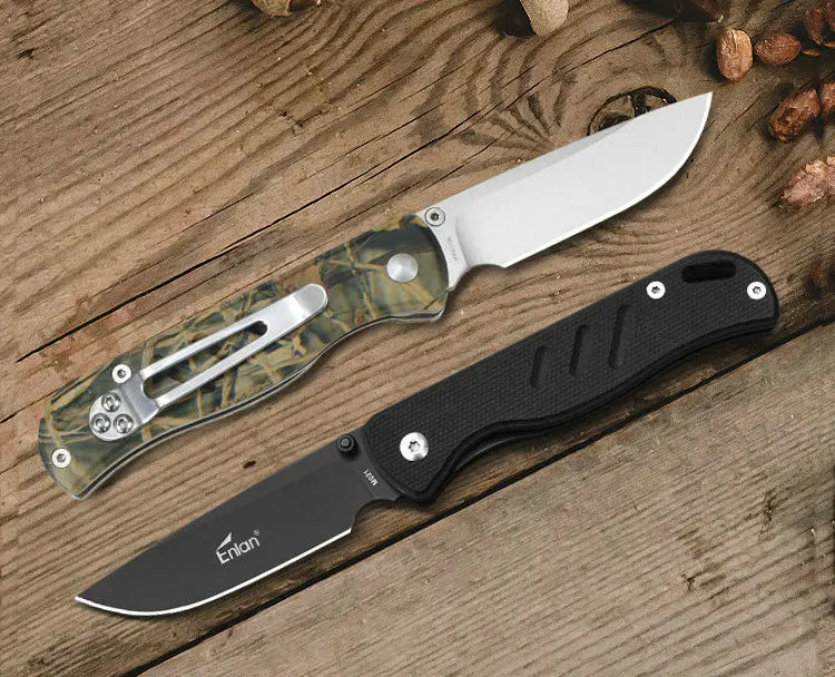 ENLAN outdoor parcel letter cutter defense peeler self knife fold pare combat EDC pocket folding knives dropshipping | Инструменты