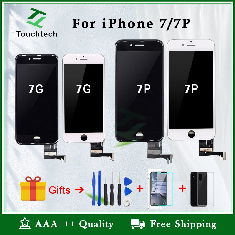 1 шт. AAA 4 7 дисплей Pantalla iPhone клон для LCD 5 Plus экран с 3D сенсорным экраном в сборе