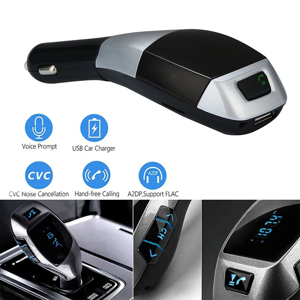 Многофункциональный X5 беспроводной Bluetooth LCD MP3 плеер Автомобильный Комплект SD MMC