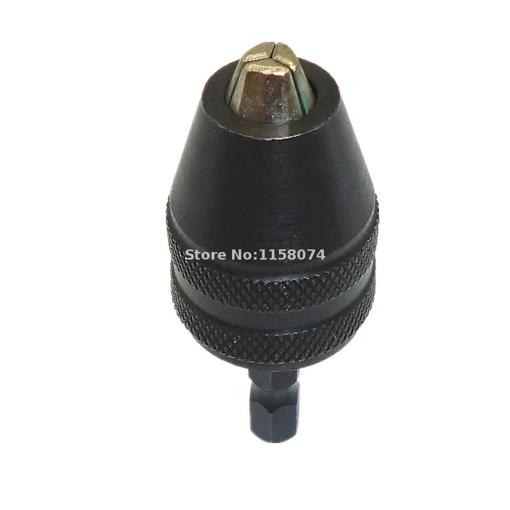 Keyless Бурильные долото Зажимы Quick Change адаптер конвертер 1/4 &quotдюймов шестигранным