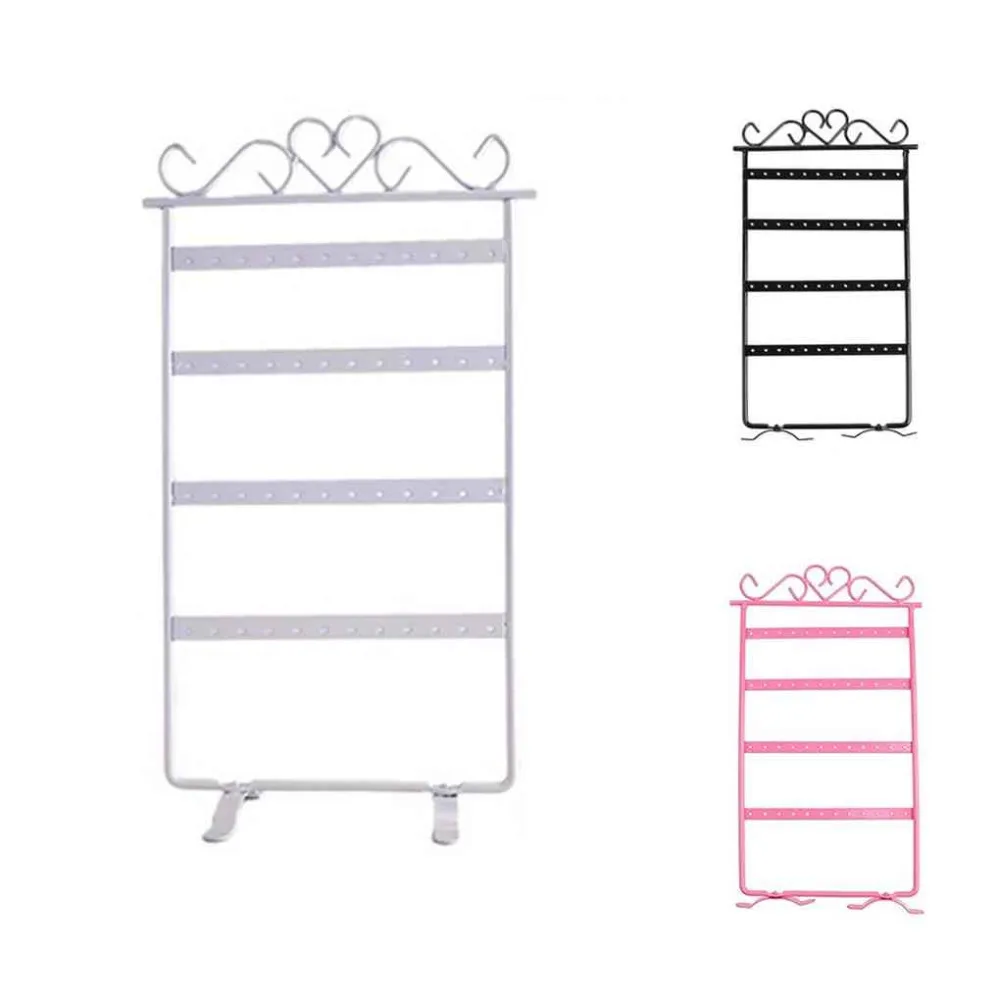 

SZanbana 48 серьга дырка стеллаж для ювелирных изделий Органайзер для сережек железная настенная Рамка держатель для хранения ожерелья