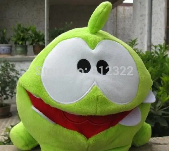 Перерезать веревку OM NOM 8 дюймов плюшевые игрушки Бесшумная обувь|om nom|toy plushom nom plush