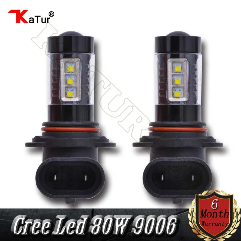 HB4 9006 светодиодный противотуманный светильник Combo 6000K 80W 1800LM белый Cree сменный DRL