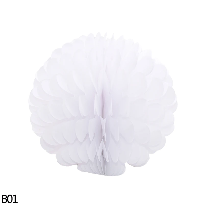 1/2/5 шт 20/25 см декоративные ткани цветочные шары из бумаги DIY Pom Poms Бумага мяч для Baby Shower или для вечеринки по случаю свадьбы украшение комнаты на свадьбу 8