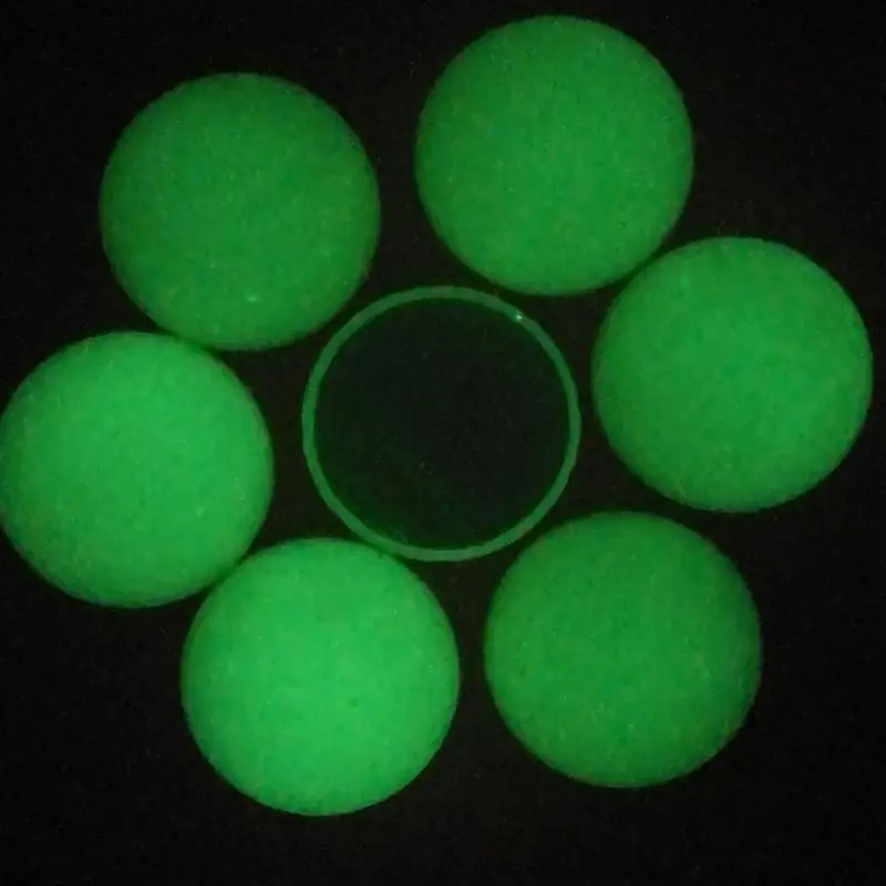 1pcs Luminous Golf Ball Light-up Flashing Night Light Glowing Fluorescence Balls Golfing Practice | Спорт и развлечения