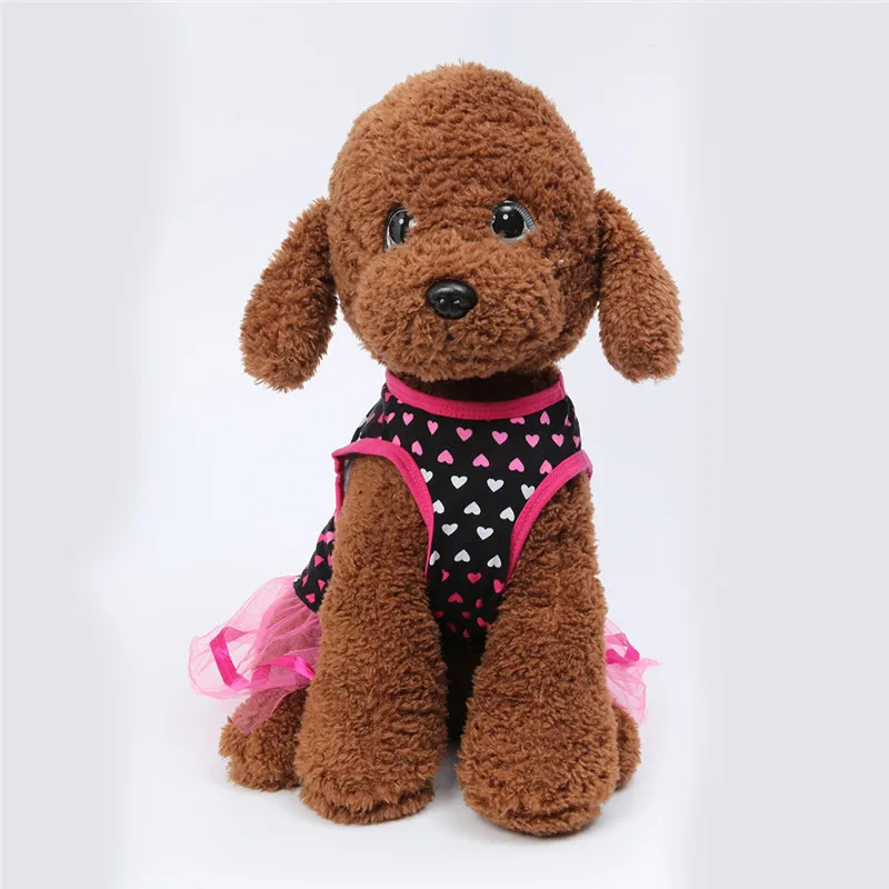 Одежда для собак и кошек сезон весна-лето дышащая элегантная кружевная юбка