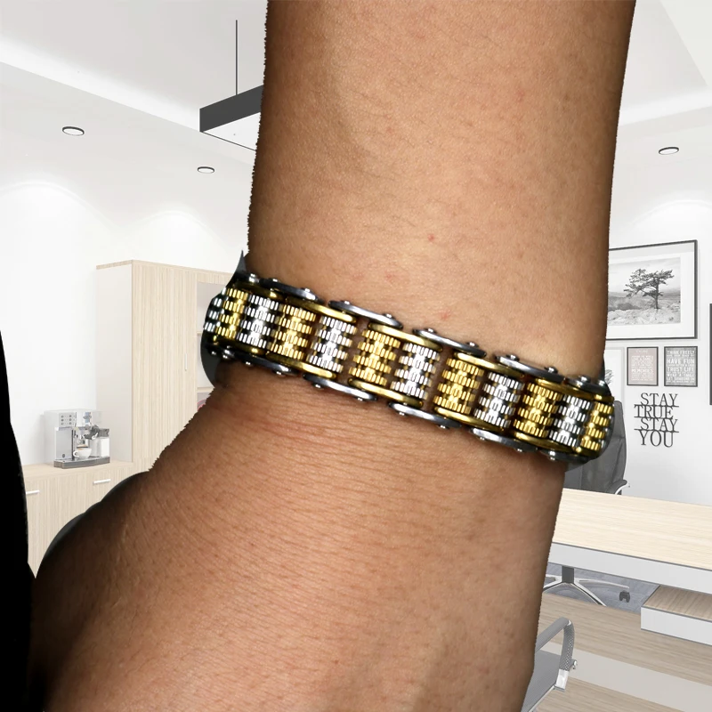 【Tank Bracelet】Power сильный 316L Нержавеющая сталь Для мужчин 39 s браслет сплетенная цепочка, игрушка для снятия стресса, браслет-нить для Для мужчин и мальчиков