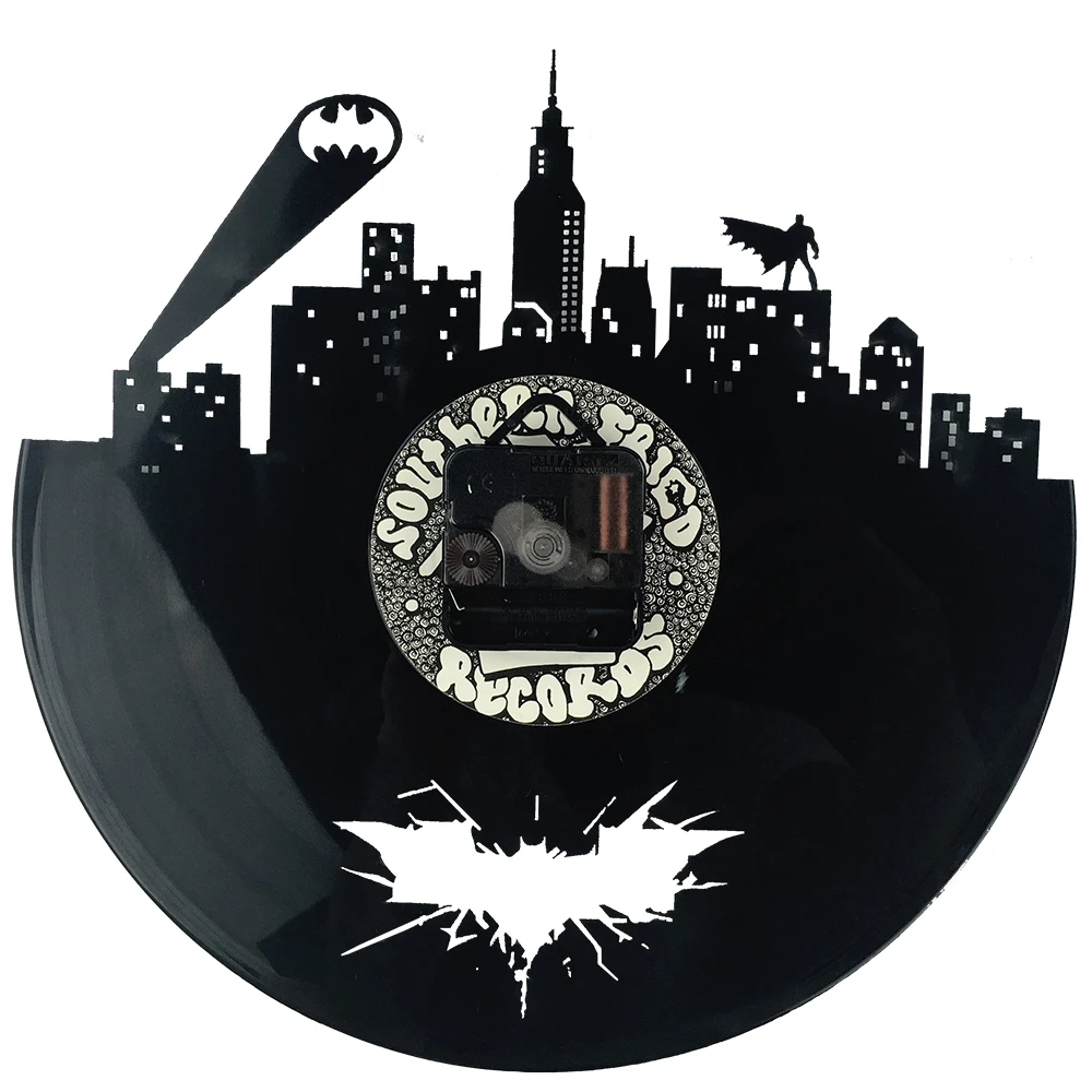 2020 Горячие CD виниловые записи настенные часы современный дизайн классический