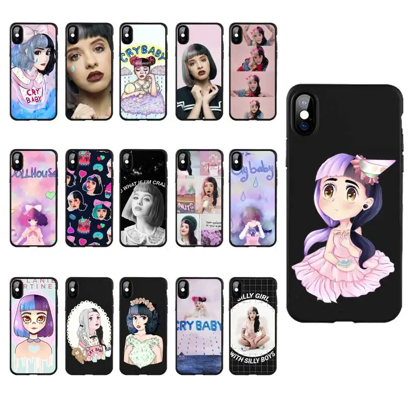 Чехол-накладка M257 Melanie Martinez Crybaby Black Silicone для Apple iPhone 11 Pro XR XS Max X 8 7 6 6S Plus 5 5S 5G SE.