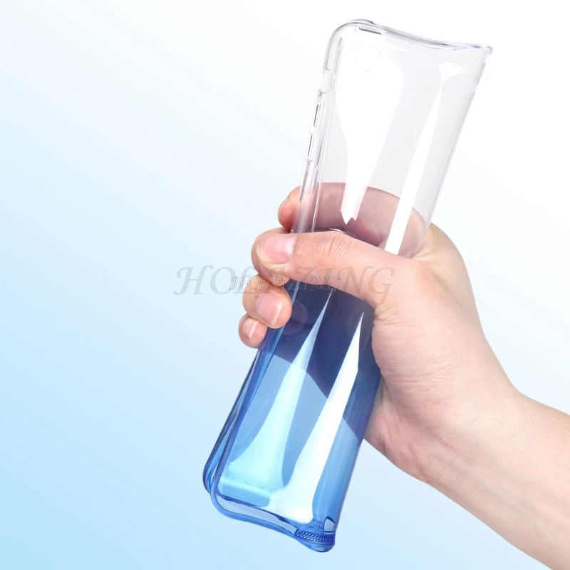 Красочный прозрачный градиентный мягкий гибкий силиконовый ТПУ чехол для iPad Mini 5