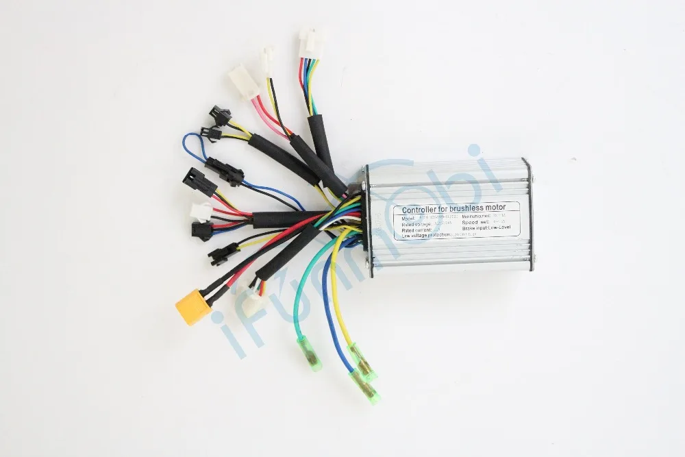 36V/48V 20A 250W/350W серебро контроллер электровелосипеда для вентильного двигателя с
