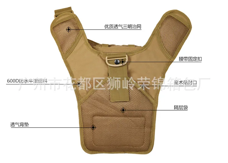 Поле Путешествия Поход сумка Военная Униформа Камера фотографии пакет Прямая