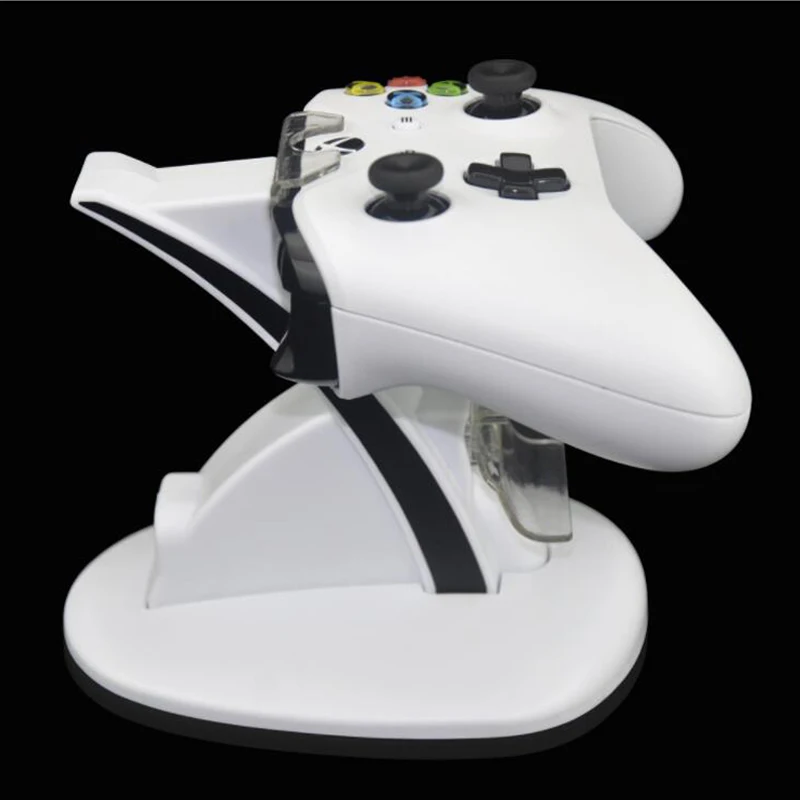 Двойной держатель контроллера для Xbox One тонкая зарядная станция с двумя USB