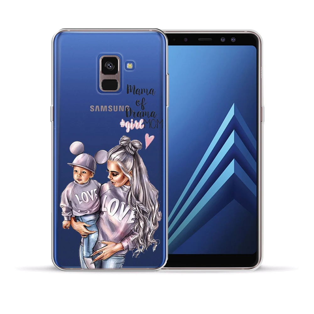Мягкий чехол из ТПУ для Samsung Galaxy A6 A8 Plus A9 A7 2018 A3 A5 2016 2017 A750 A10 A30 A50|Бамперы| |