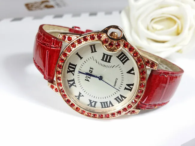 2018 новые масштабные бриллиантовые часы с кожаным ремешком повседневные модные