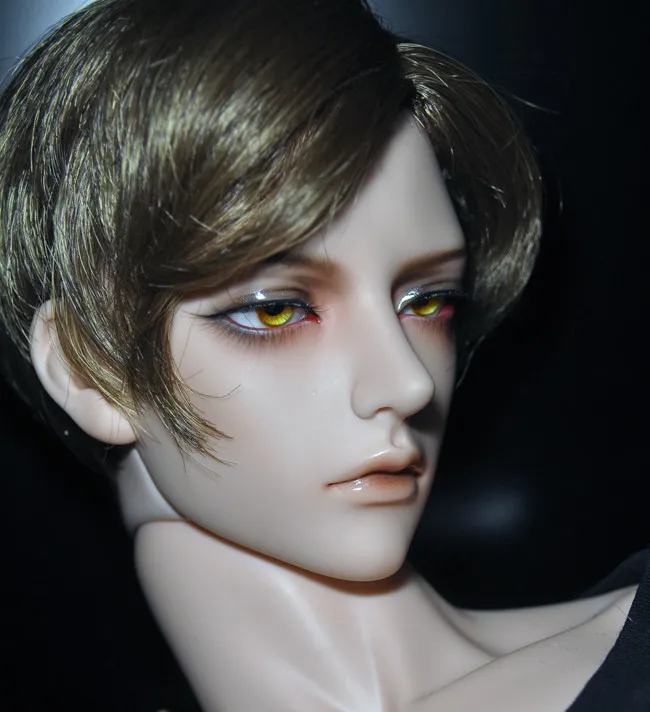 Шарнирные кукольные глаза sd острые золотые [оранжевое Золото] 14 мм 16 аксессуары