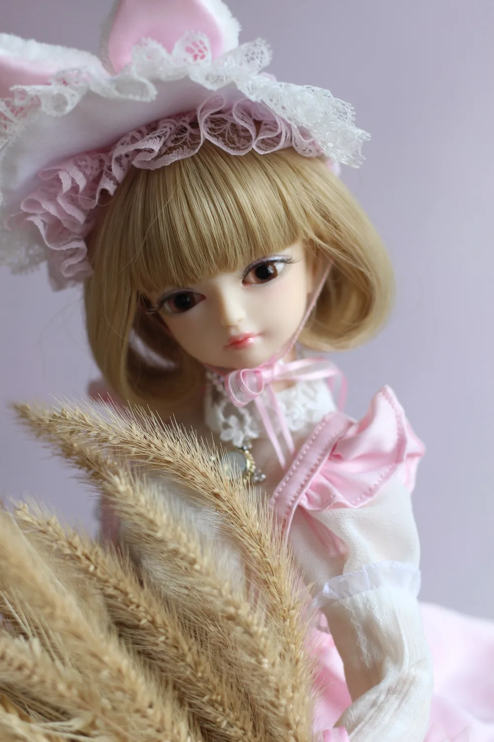 Одежда для 1/4 BJD 45 см розовый цвет девочек с принтом кролика Наряд дамские сапоги