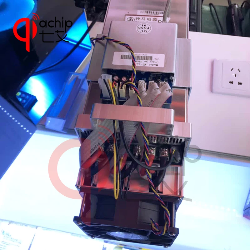 WhatsMiner M3 BTC BCH Новый стиль Шахтер Asic Майнер биткоинов 12TH/S + БП лучше чем Antminer S7 S9 E9 V9 |