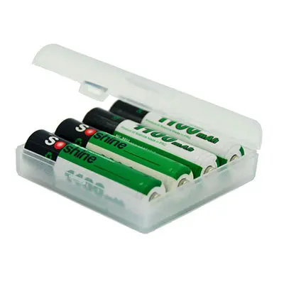 10 шт./лот Soshine 4 * AAA чехол для хранения батарей aaa|battery holder case|battery storage boxcase aaa |