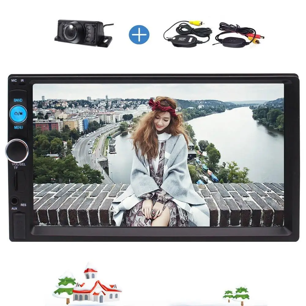 7 &quotBluetooth Авторадио в тире стерео MP5 плеер FM/sd/usb цифровой приемник беспроводной