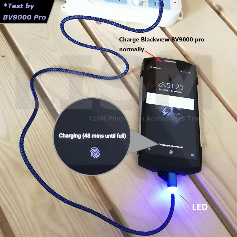 9 мм Длинный соединитель type-C кабель USB-C кабель 1 м для Blackview P10000 BV9500 BV9000 BV7000 Pro для Oukitel K5000 Pro K6 K10