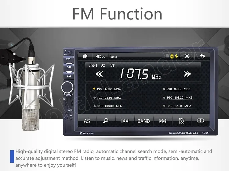 Автомагнитола 2 din Bluetooth MP5 плеер 7 дюймов USB TF FM карта 8 ГБ|2 din|din din7&quot car radio |