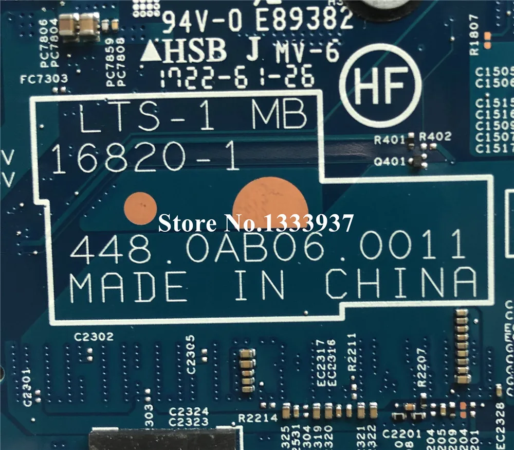 

01ER389 para mainboard for Lenovo ThinkPad T570 P51S placa laptop motherboard LTS-A MB 16820-1 448.0AB06.0011 I5-7300U