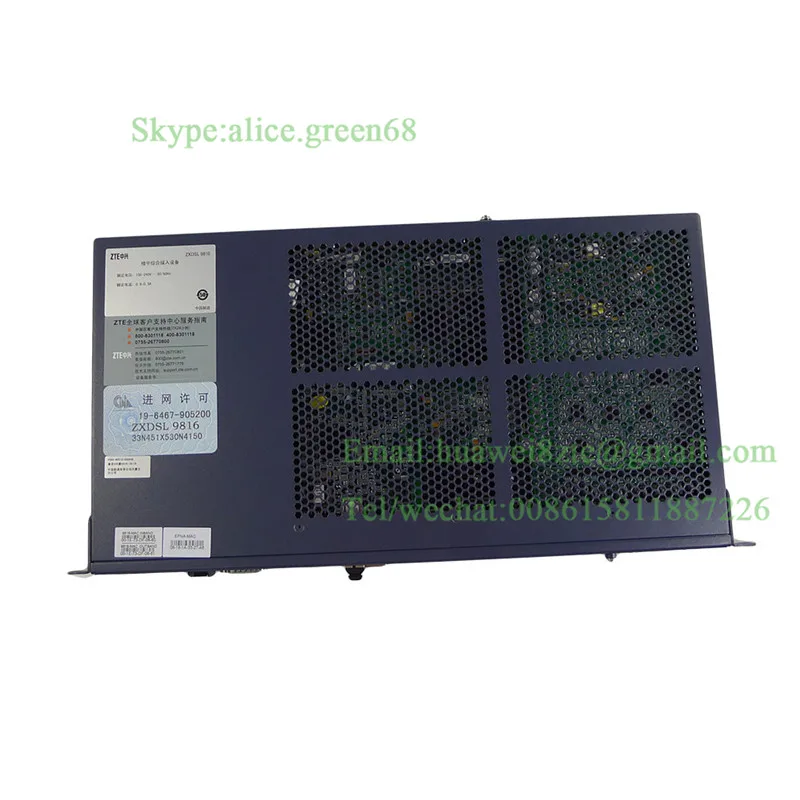 Zte ZXDSL 1U high блок доступа в форме пиццы 9816 16AD EPON AP с 16 голосовыми