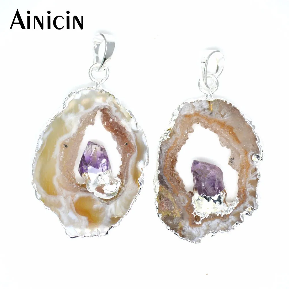 1 пара Рок Кристалл инкрустация Drusy Geode камень цвета золота крюк серьги для модных женщин ювелирные изделия Лучший подарок на день рождения