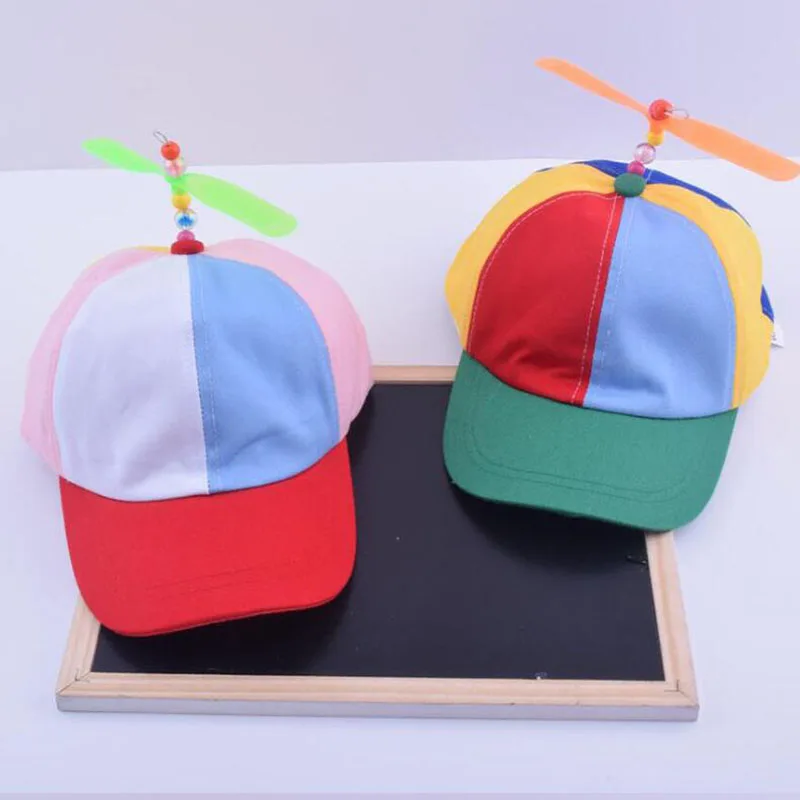 Модный ребенок пропеллер бейсболка Симпатичные Стрекоза шапка для мальчиков в