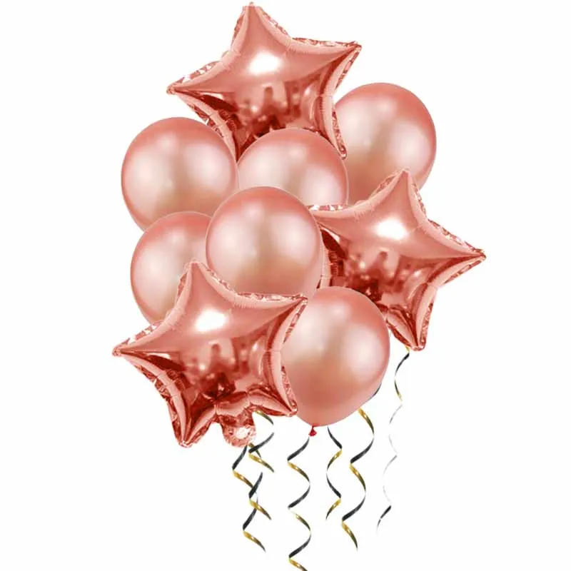 Синие шары воздушные шары Deco день рождения конфетти Baloon Star Baloon День Рождения украшения Детские шары для свадебного украшения XN