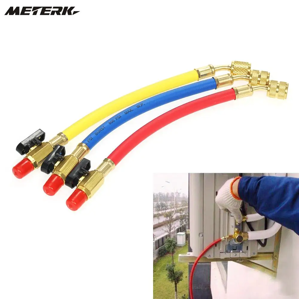 3 шт. набор манометров R134A R410A R22 R12 800 PSI комплект А/С охлаждающий зарядный шланг