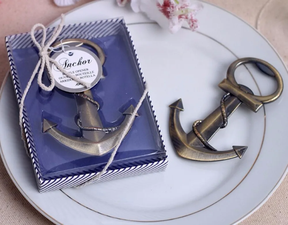 20 шт. якорь открывалка для пивных бутылок штопор свадьбы детский душ Вечеринка