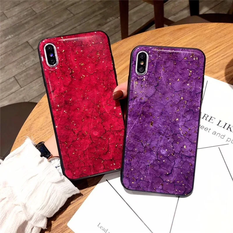 Для OPPO Reno F11 R17 Pro K1 R15X RX17 Neo мраморная золотая фольга блестящий мягкий
