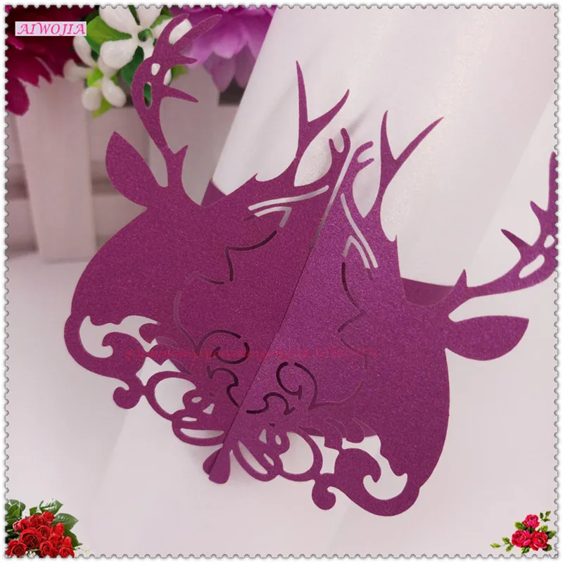 100 шт кольца для салфеток Пряжка свадеб перламутровые бумажные Свадебные