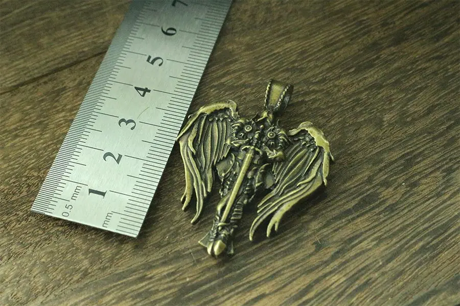 1 шт. Мужская цепочка с подвеской в виде крыльев Ангела|irish crosses|angel cross pendantcross wings
