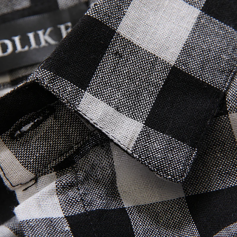 Рубашка в клетку стиле пэчворк новинка 2020 Мужская модная рубашка мужская деловая